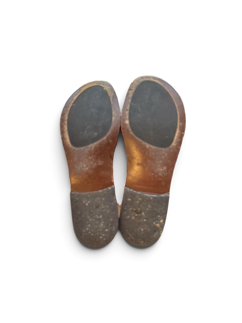 Garnet Hill Red Leather T-Bar Sandals - Picture 6 of 6